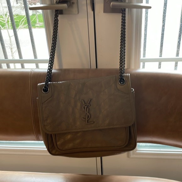 Selling Saint Laurant( YSL) tan. Crossbody - Picture 2 of 5